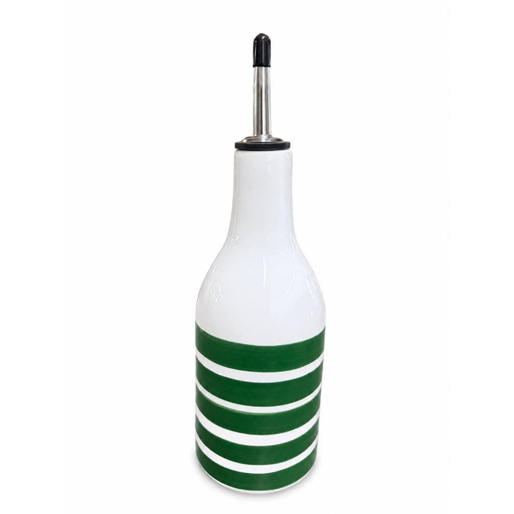 Garrafa porta azeite verde