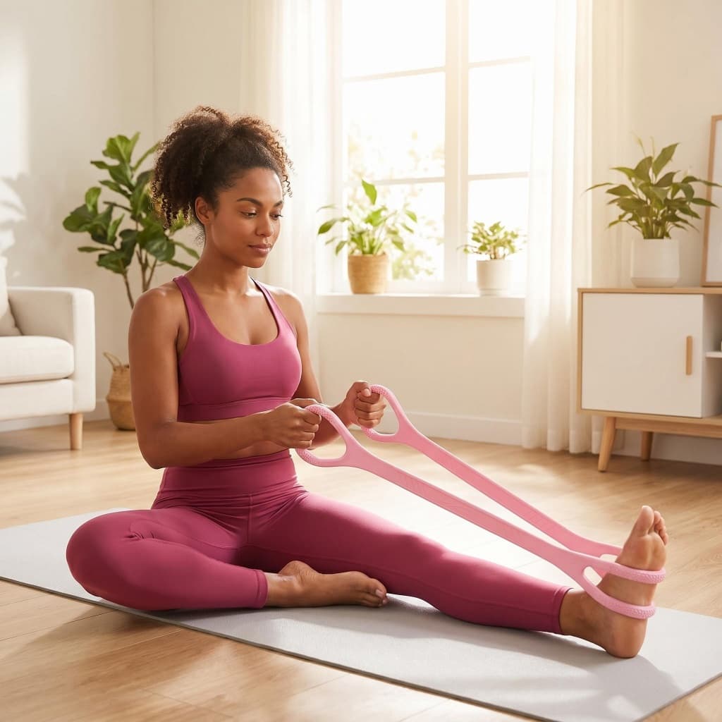 Faixa de Alta Elasticidade Para Treino de Braços e Pernas
