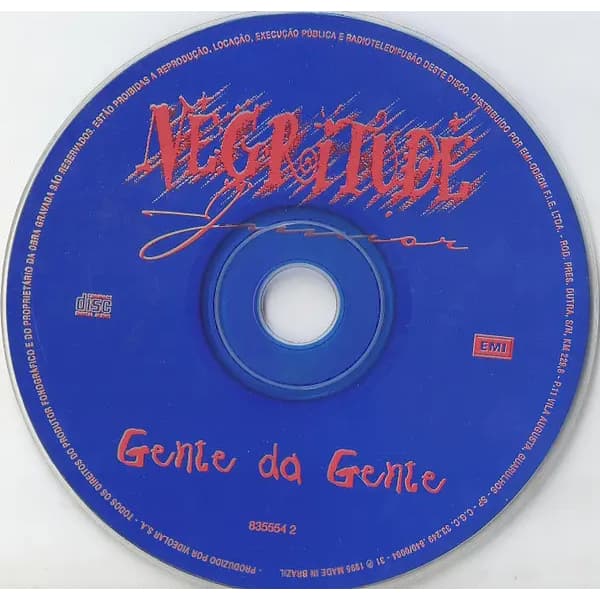 CD Negritude Jr Gente da Gente original usado conservado top raro