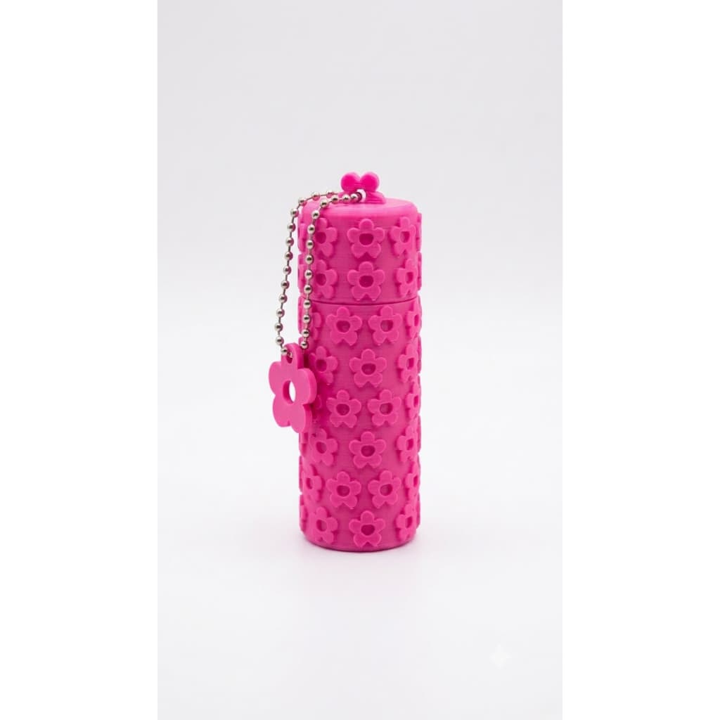 Porta Batom com Chaveiro Para Bolsa, Mochila, Necessaire