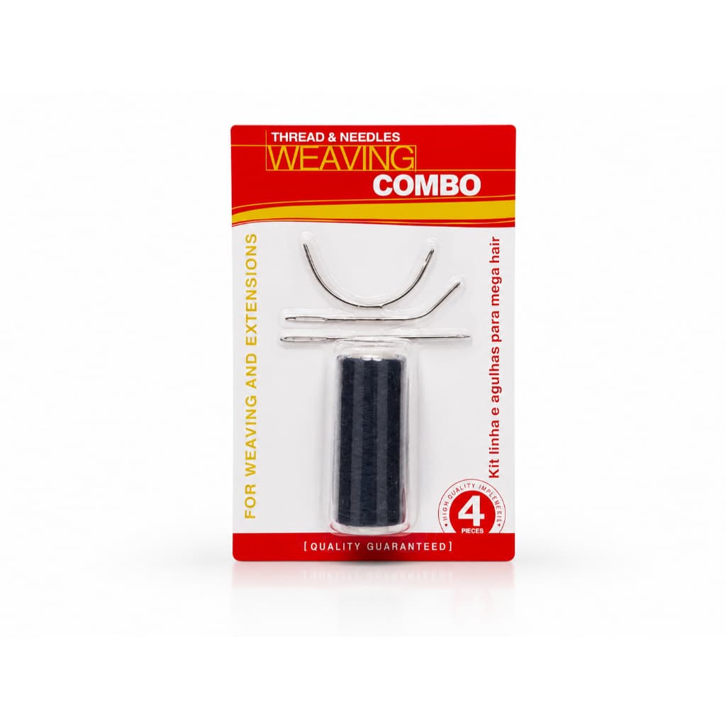 Kit Entrelace 1 Linha 10 Metros + 3 Agulhas Para Mega Hair