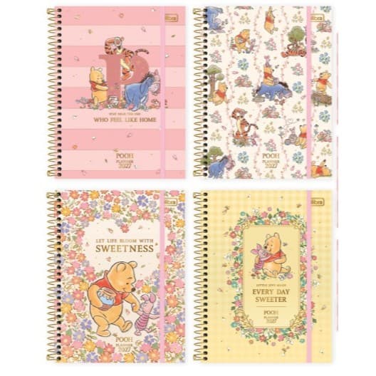 Agenda Planner Espiral M7 17,7 X 24 Cm Pooh 2027 Tilibra 302341
