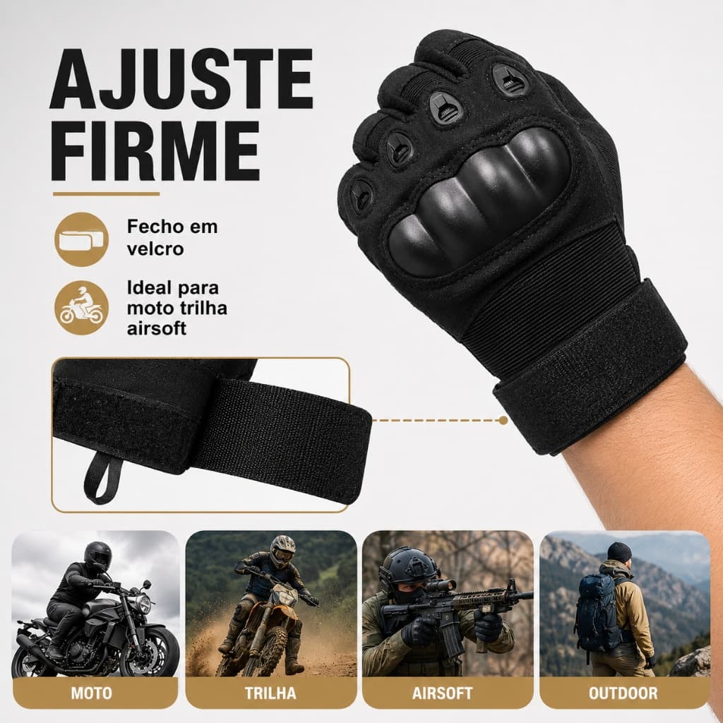 kit 3 luvas de ciclismo à prova de ventoLuvas tácticas masculinas, antiderrapantes e resistentes
