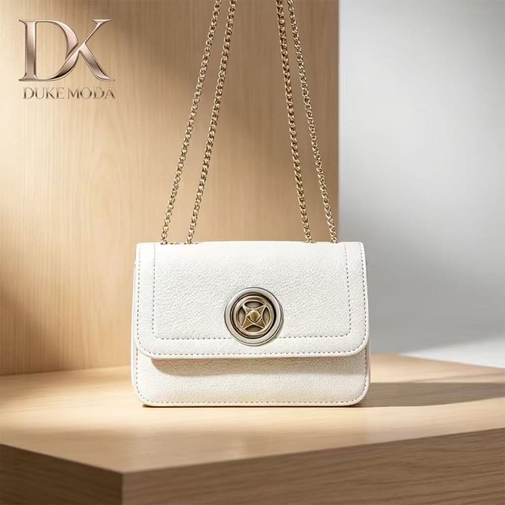 DUKE Bolsa de Festa e Casual com Corrente, Surpreenda com um Presente de Qualidade para Mãe, Namorada ou Amiga-CY034