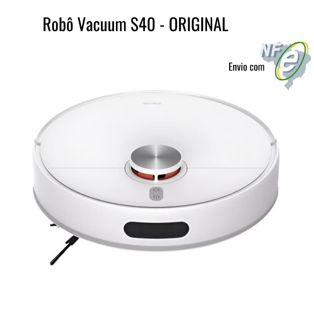 Robô Aspirador S40 10.000Pa LDS | 3 em 1 Aspira Varre Passa Pano | Wi-Fi Alexa