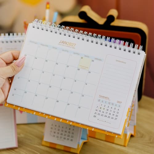 CALENDÁRIO A5 - GRANDE DE MESA - 2026 + 205