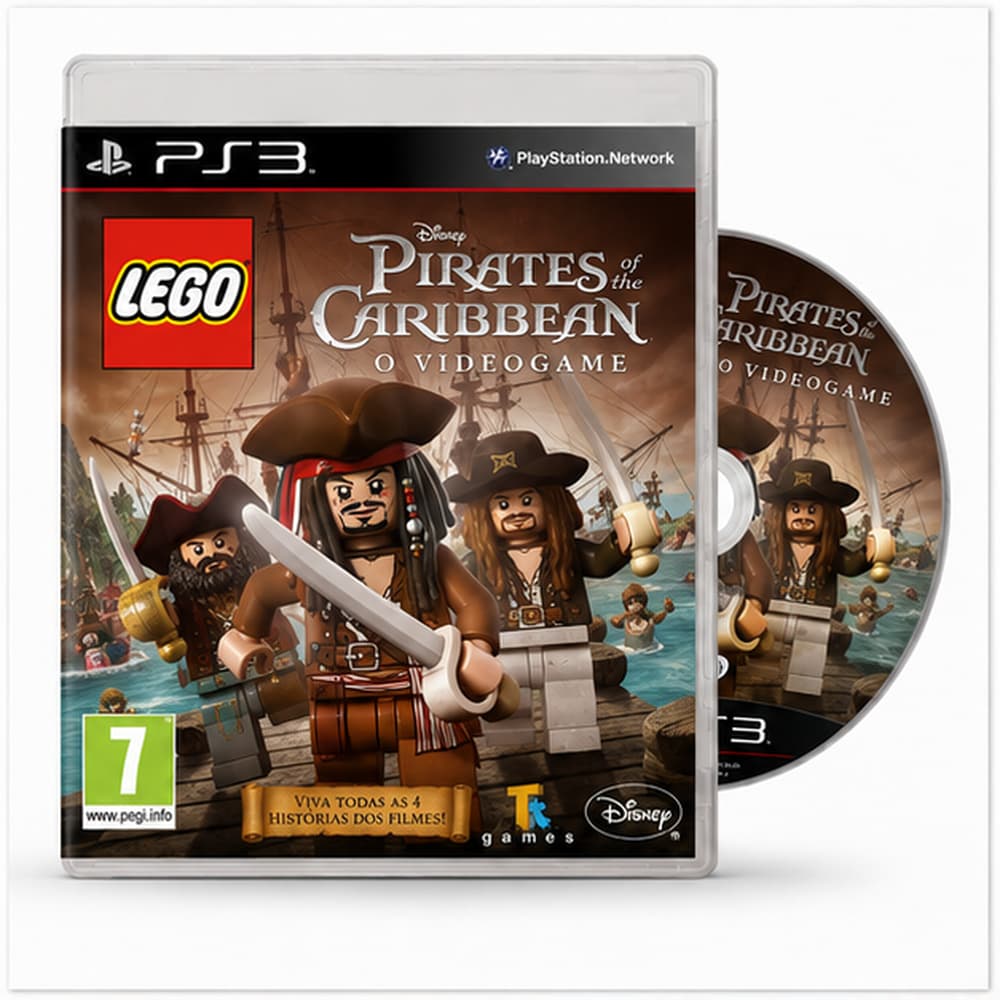 Jogo Lego Pirate of the Caribbean Ps3 Midia Fisica Original Sony Playstation 3