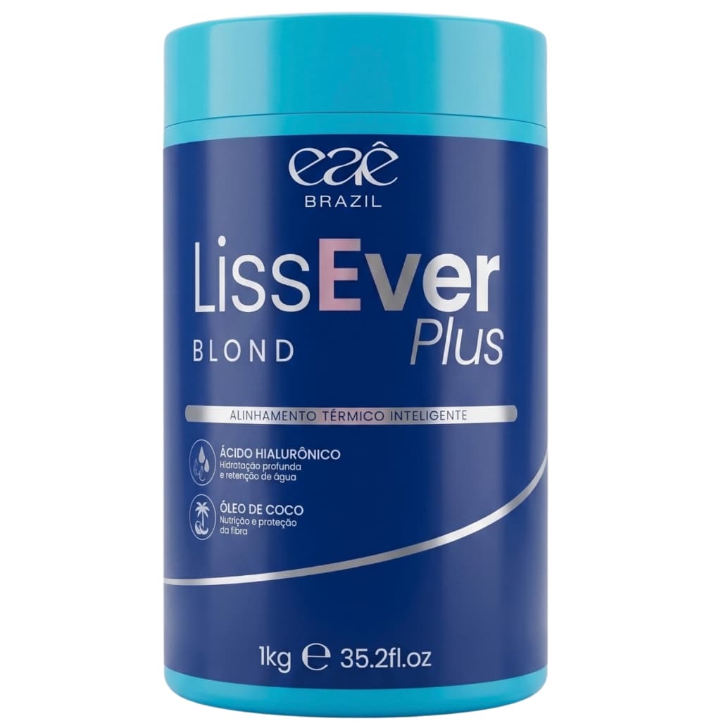 Alinhamento Térmico Lissever Plus Blond 1kg Liso Perfeito