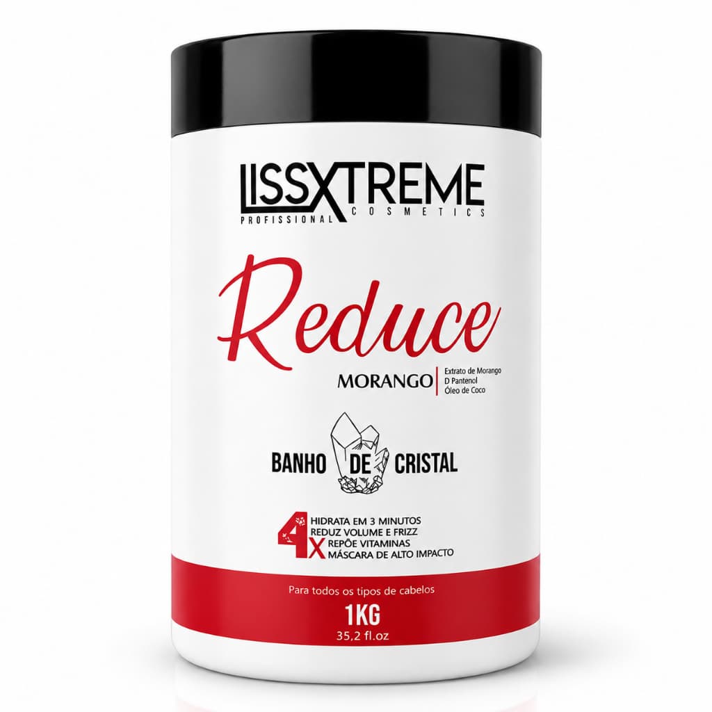 REDUCE MORANGO LISSXTREME BOTOX CAPILAR INTENSO