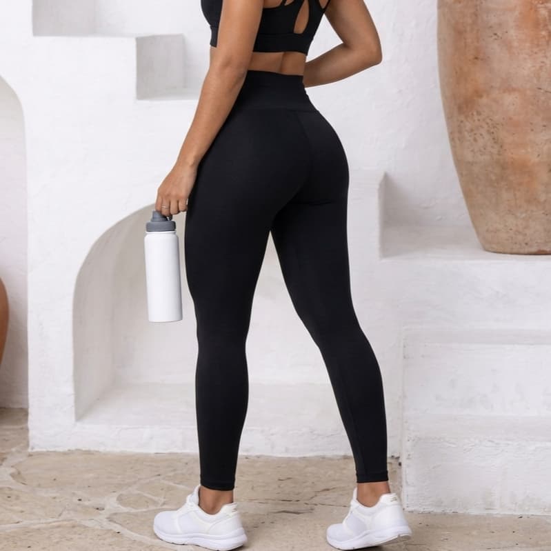 Calça Legging Feminina Cintura Alta Suplex Zero Transparência Modeladora Fitness Academia Esportiva Lisa