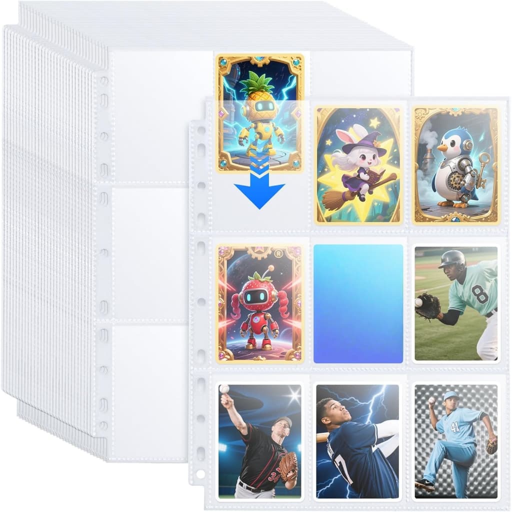 30 Folhas Pasta Fichário Coleção Álbum Plástica Para Pokémon