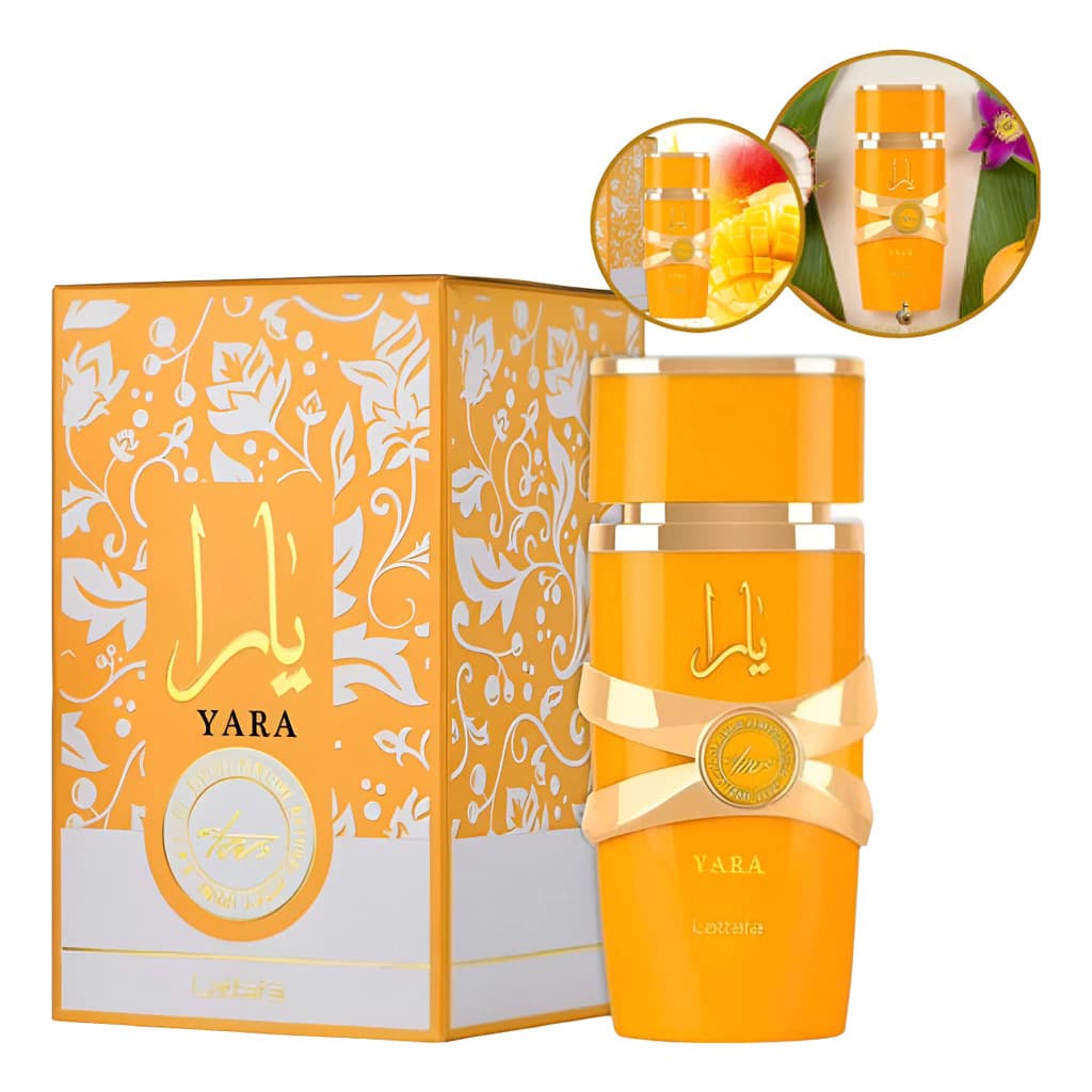 Perfume Árabe Yara Tous Feminino Lattafa 100ml Eau de Parfum Original Com Selo