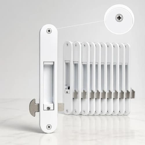 Fecho Concha Fec636 Alumpoint Porta Janela trava lingueta Kit 50un