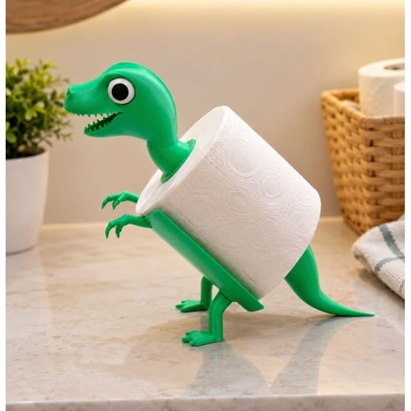 🦖 Porta Papel Dino T-Rex