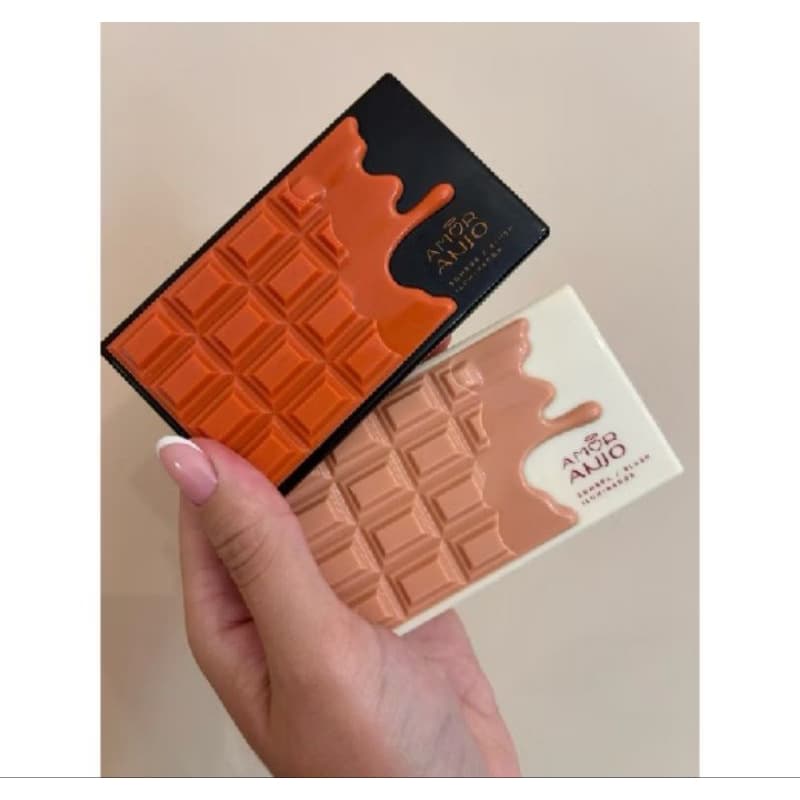 Paleta Amor Anjo 3 em 1: Sombra, Blush e Iluminador – 8 Cores