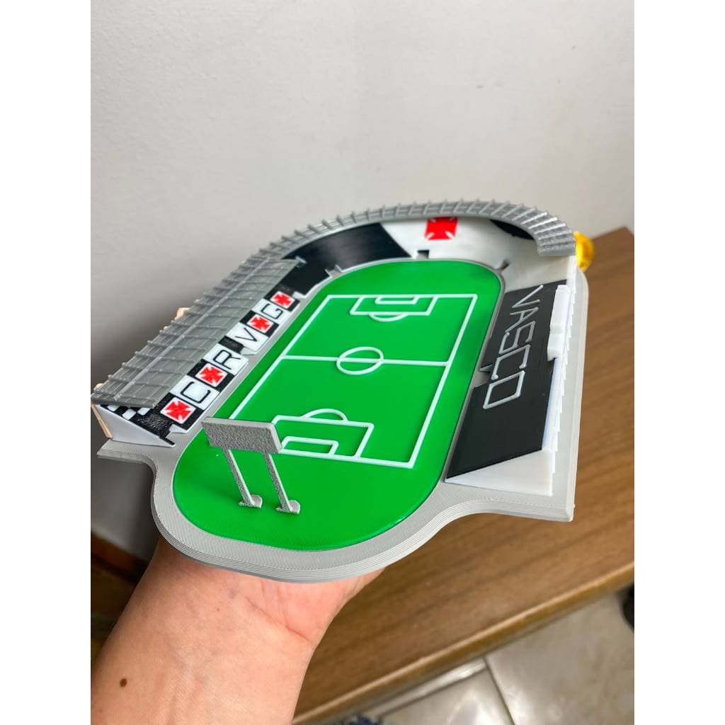 Maquete Estádio São Januário 23cm | Miniatura rica em detalhes, decoração premium, presente para torcedores e colecionad
