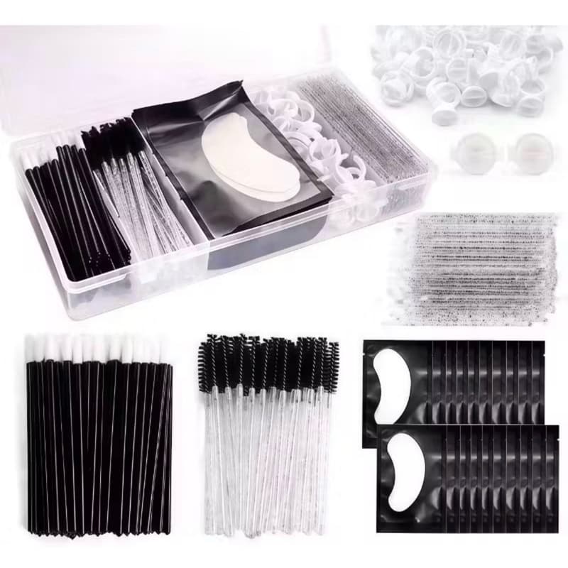 Kit Lash Extensão de Cílios Iniciante Completo Caixa Organizadora