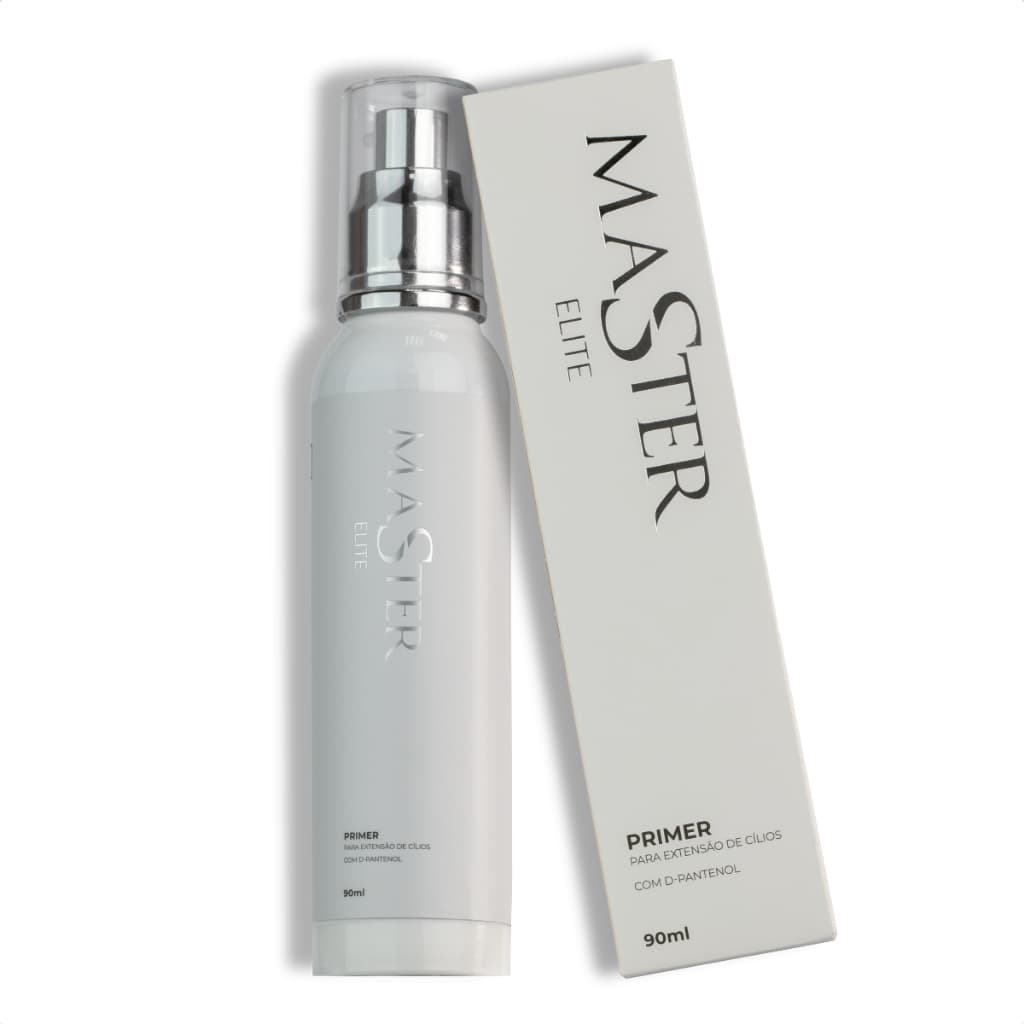 Primer para Extensão de Cílios Master Elite 90ml com D-Pantenol Uso Profissional
