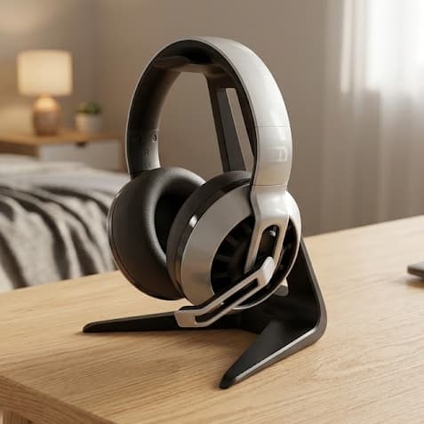 Suporte Universal Para Fone de Ouvido Headphone Headset - Minimalista Setup Gamer Escritório