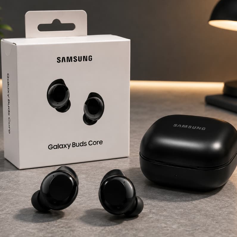 Samsung Galaxy Buds Core Preto Original | Fone Bluetooth Sem Fio | Som Potente e Bateria Duradoura