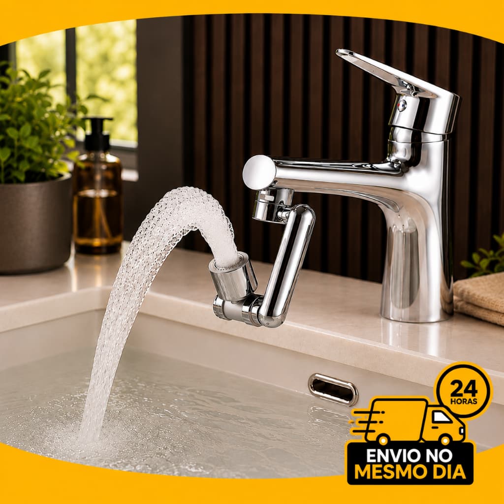 Adaptador Extensor Arejador De Torneira Articulado Giratório 180° Enxague Pia Banheiro Cozinha Envio Imediato