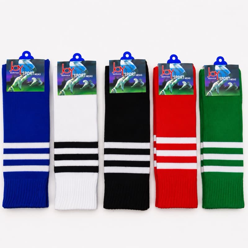 Kit 3 Pares de Meião de Futebol Esporte Adulto Jogador  Cano Alto Futebol De Salão E Society