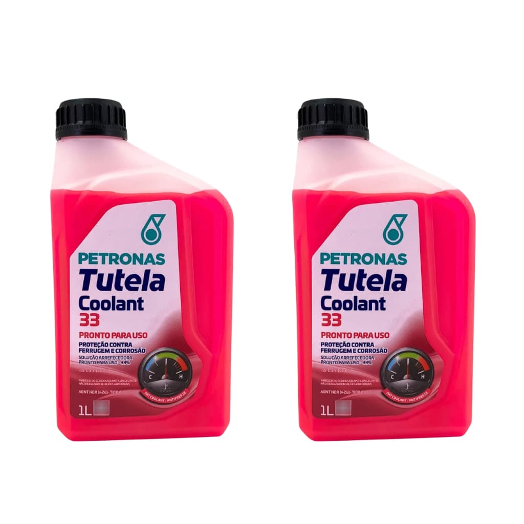 Aditivo Para Radiador Petronas Tutela Coolant 33 C/2un Original Pronto Pra Uso 1l Ref: 81124E16BR