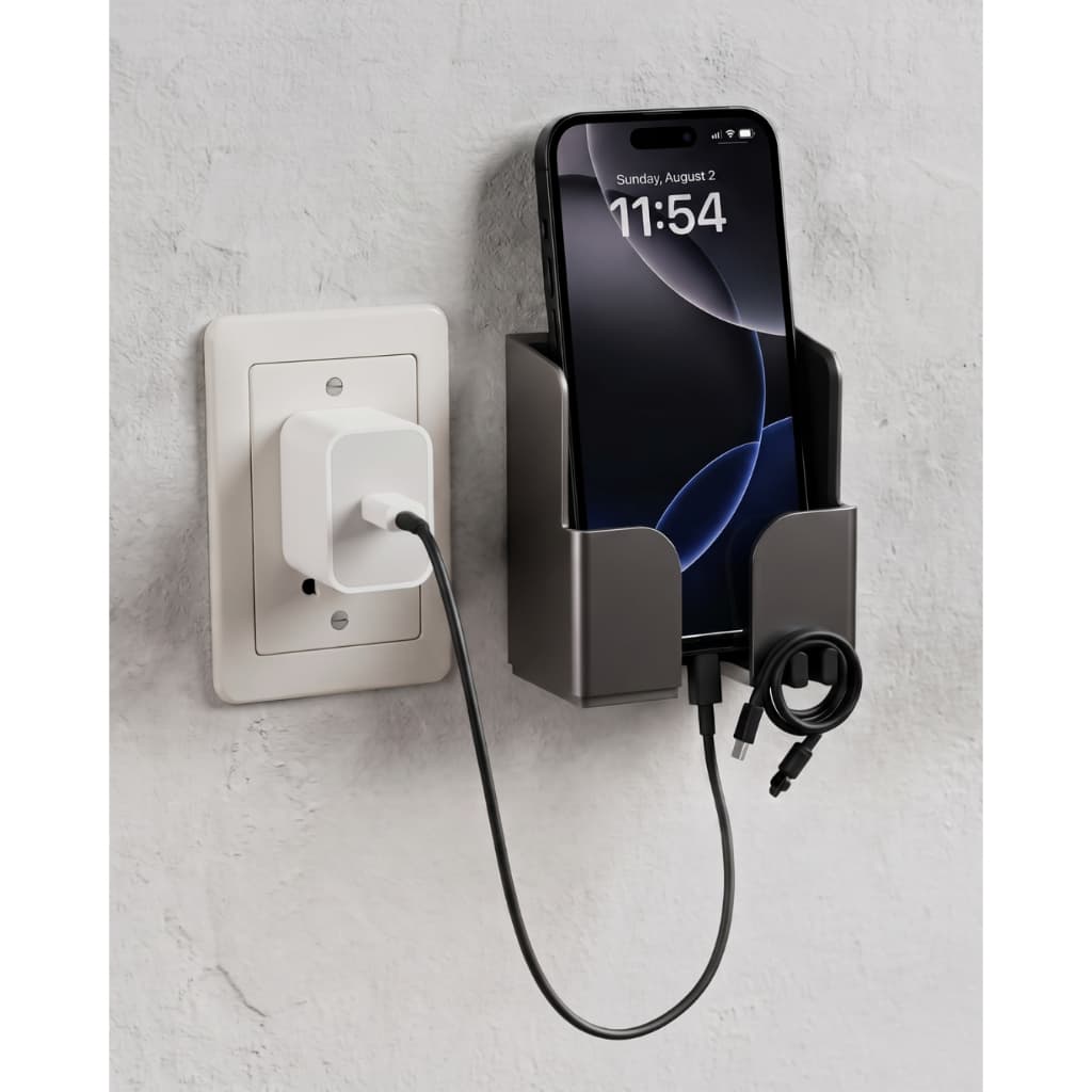 Suporte Para Carregar Celular Com Organizador De Cabo com 2 unidades