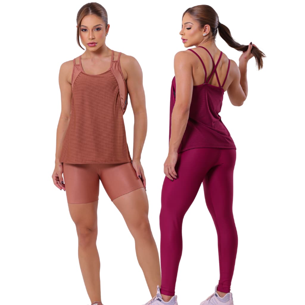 KIT TRIO SHORT CALÇA LEGGING E BLUSA COM TOP para academia corrida exercicios fitness calça e short e blusa e top