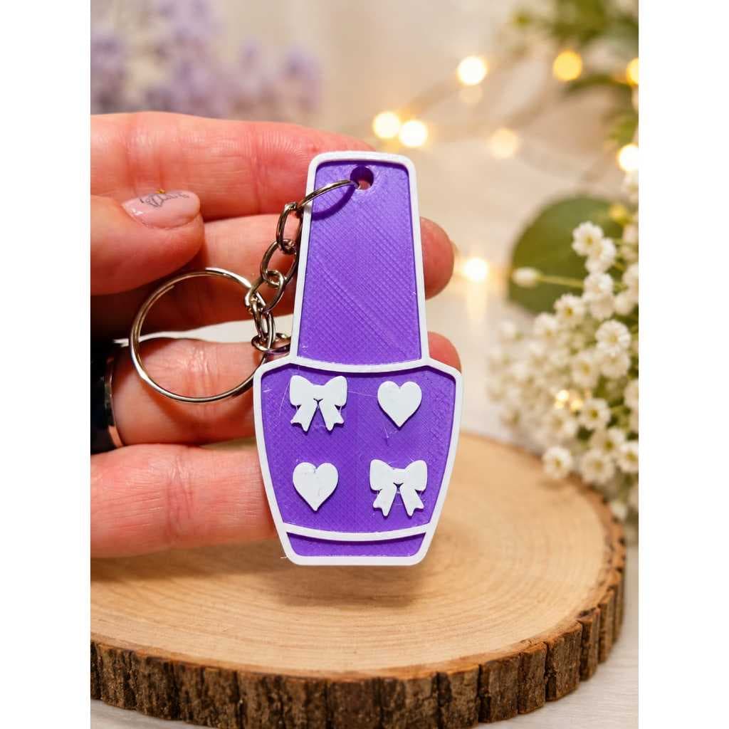 Chaveiro fofo abridor de lata modelo esmalte de unha/abridor/chaveiro/3d/lembrançinha/presente