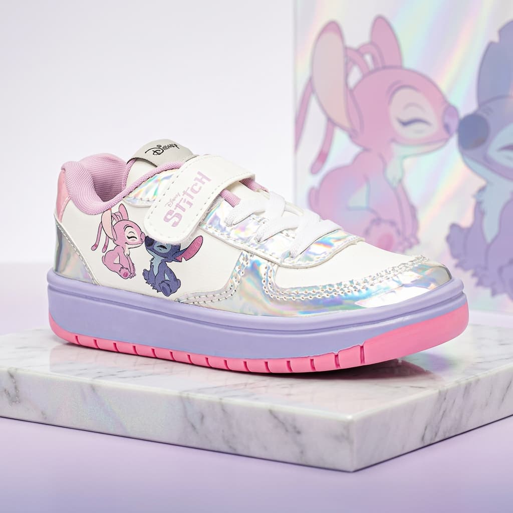 Tênis Disney Stitch Angel Infantil Velcro Cadarço
