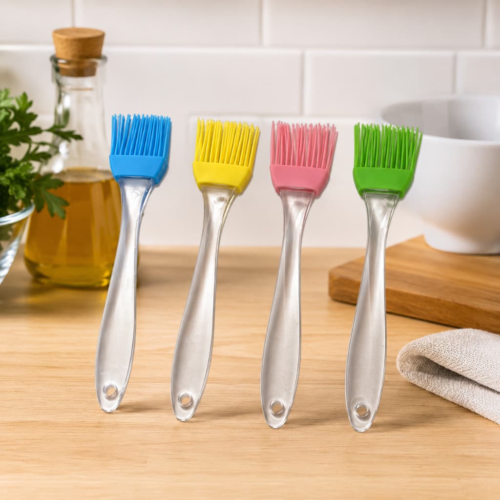 Pincel De Cozinha Culinário De Silicone Cabo De Acrílico 16CM Utensílios de Cozinha