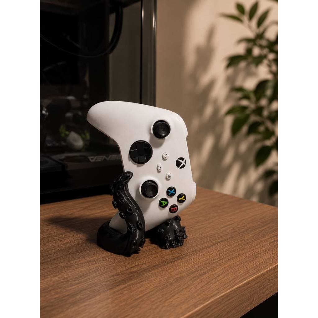 Suporte para Controle Gamer Tentáculos 3D | Porta Controle Xbox PS4 PS5 | Decoração Gamer | 7 Cores