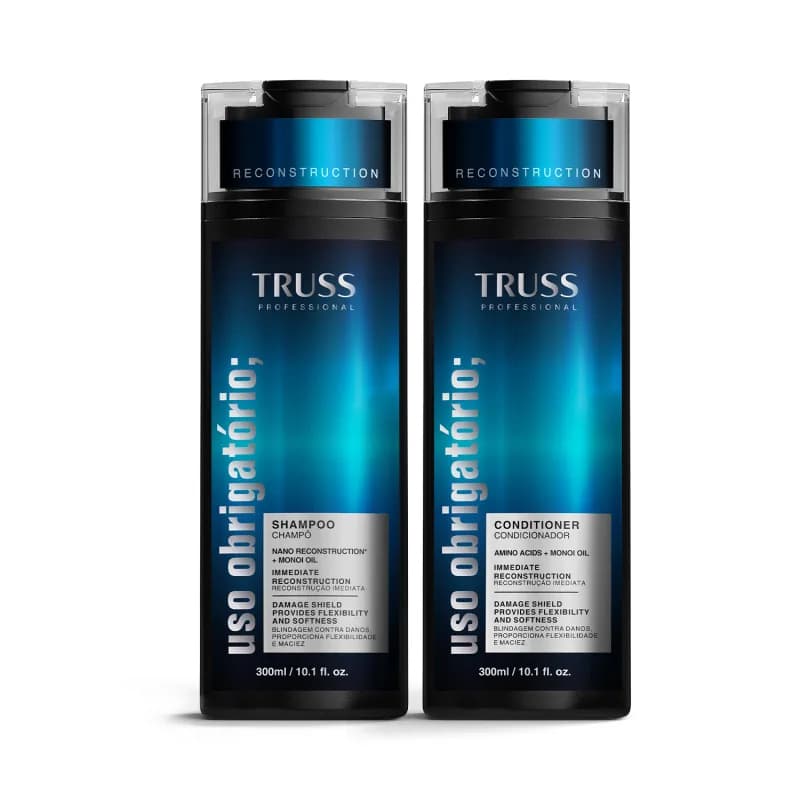 Kit Truss Shampoo e Condicionador 300ml Obrigatório Reconstruction