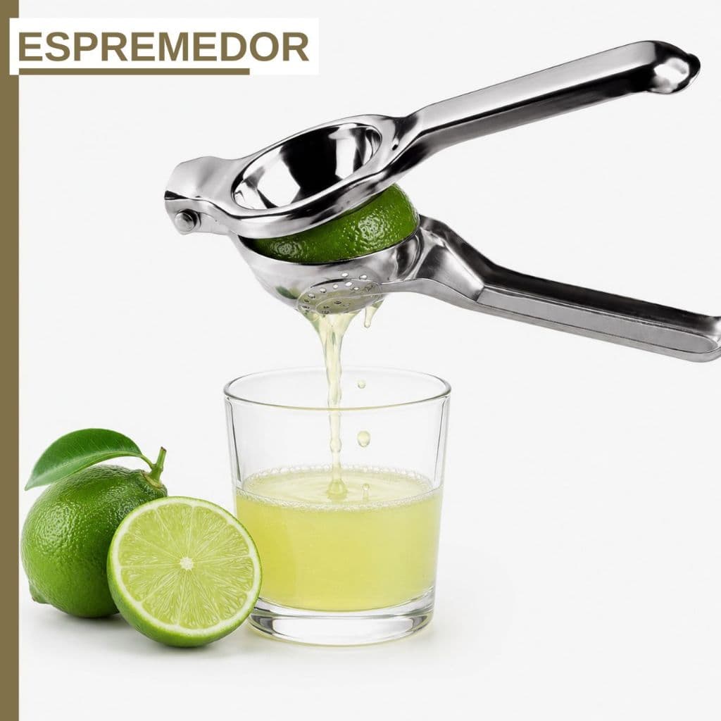 Espremedor Limão Aço Inox Super Resistente Espremer Manual Limonada Metal Multiuso Universal 20 Cm