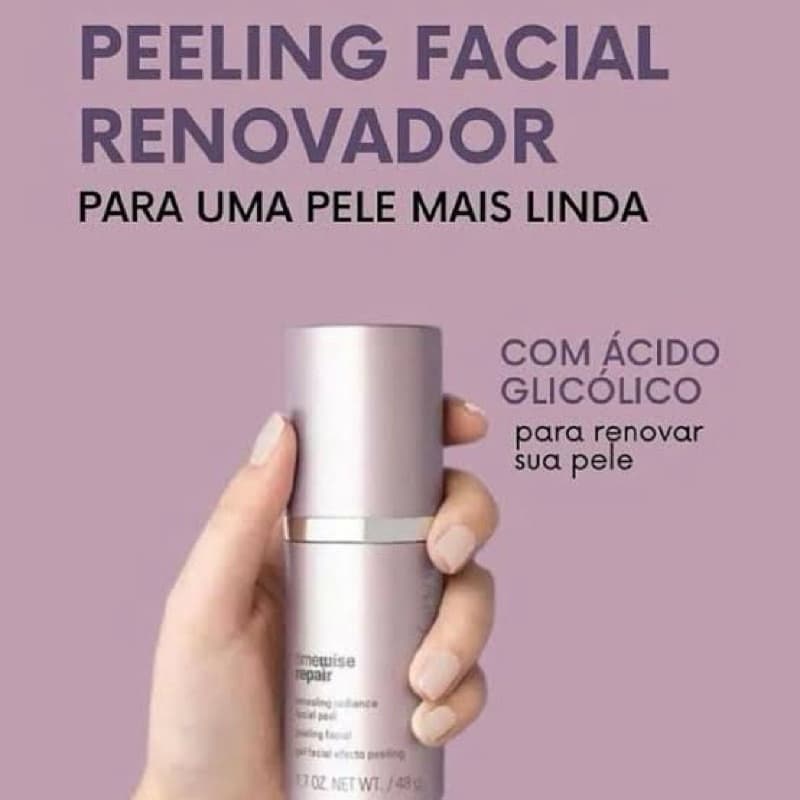 Peeling Facial Repair Gel com Ácido Glicólico MK – Renovação da Pele Rejuvenescimento Facial Efeito Pele Lisa Iluminada