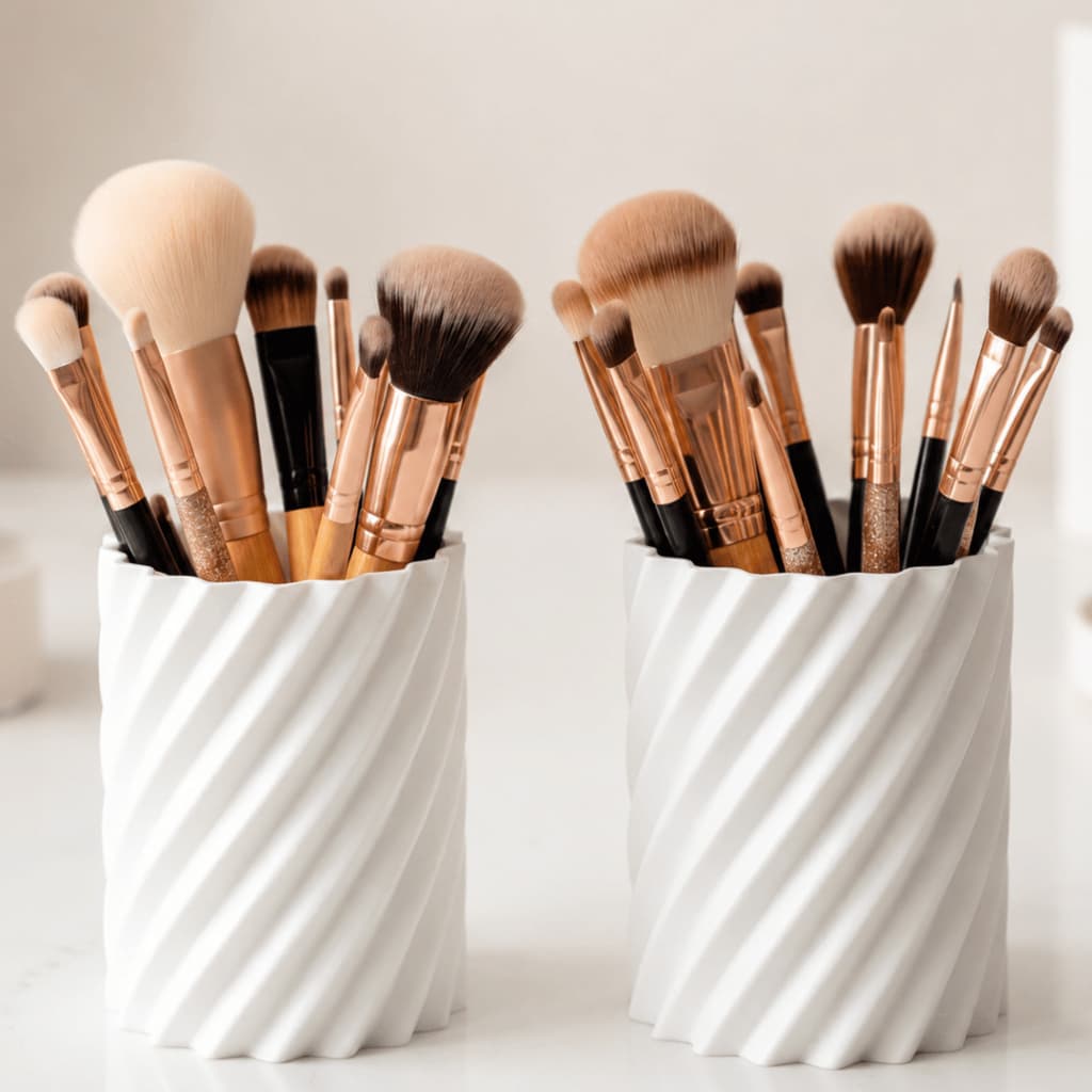 Porta Lápis Organizador Multiuso Design Moderno Caneta Pincel Treco Mesa