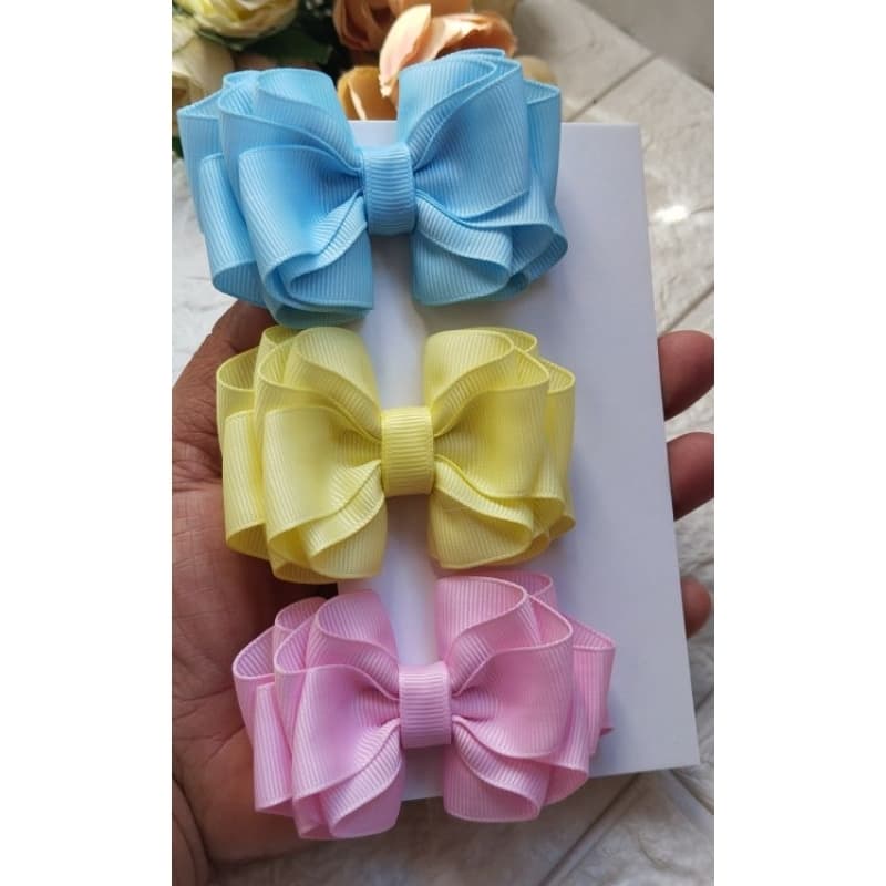 Kit de Laços Infantil, menina, bebê, RN, acessório, cabelo, boutique, escolar.