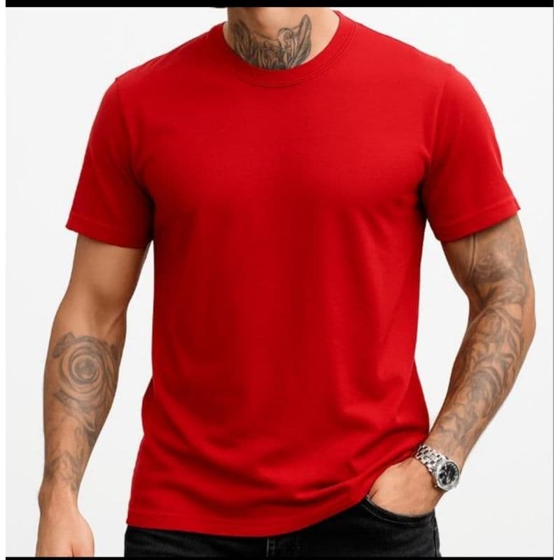 Camiseta Masculina Basica 100% Algodão Casual, dia a dia