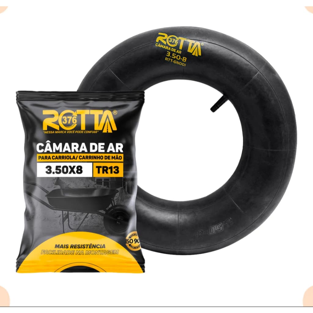 Câmara De Ar 3.50-8 Para Carriola Carretinha Carrinho De Mão
