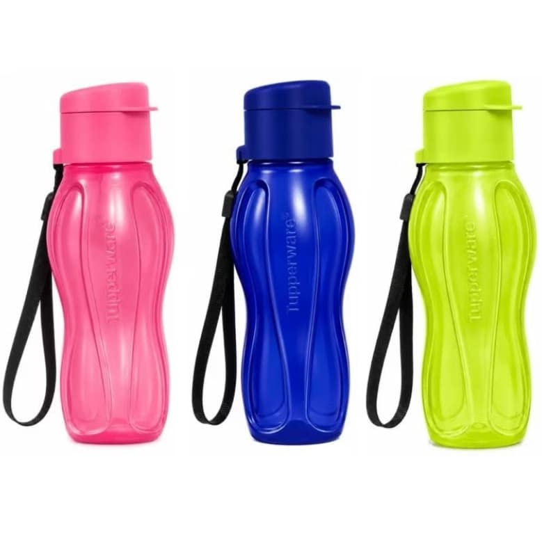 Garrafa de água - garrafinha Eco Tupper Pequena 310 ml Tupperware - Rose -  Tutu - Sereno - Beijinho - Tropical