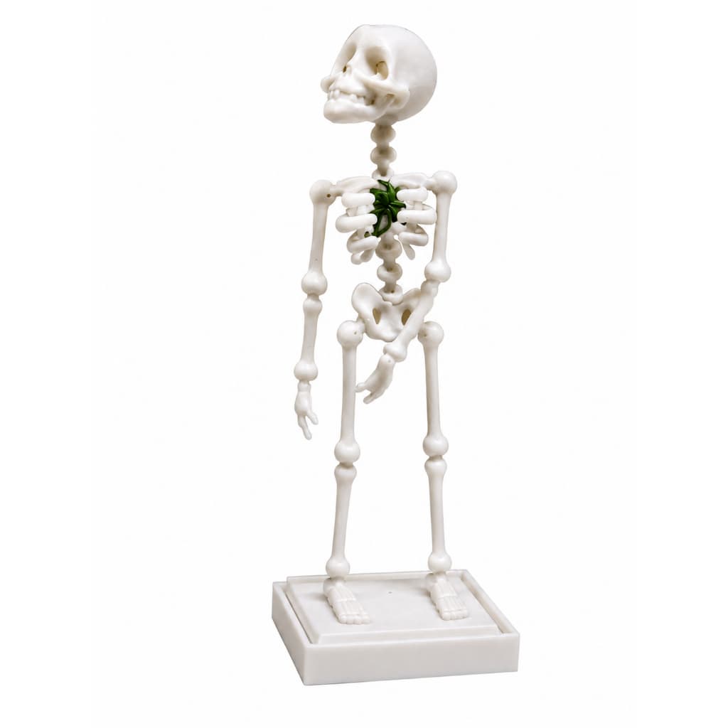 Caveira Esqueleto para Aquário 15cm PETG Premium | Decoração Aquário | Enfeite 3D Resistente