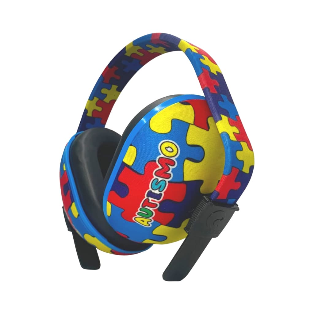 Abafador De Ruídos Tea Autismo Protetor De Ouvidos Infantil Auricular Criança Confortável Ajustável 18dB