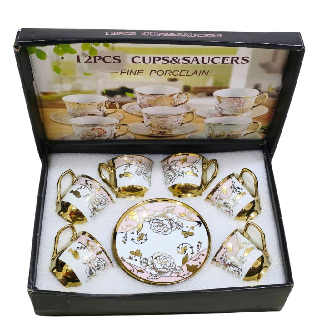 Conjunto de Xícaras Modern Luxury - Eleve seu Momento do Café 80ml 6 XICARAS 6 PIRES