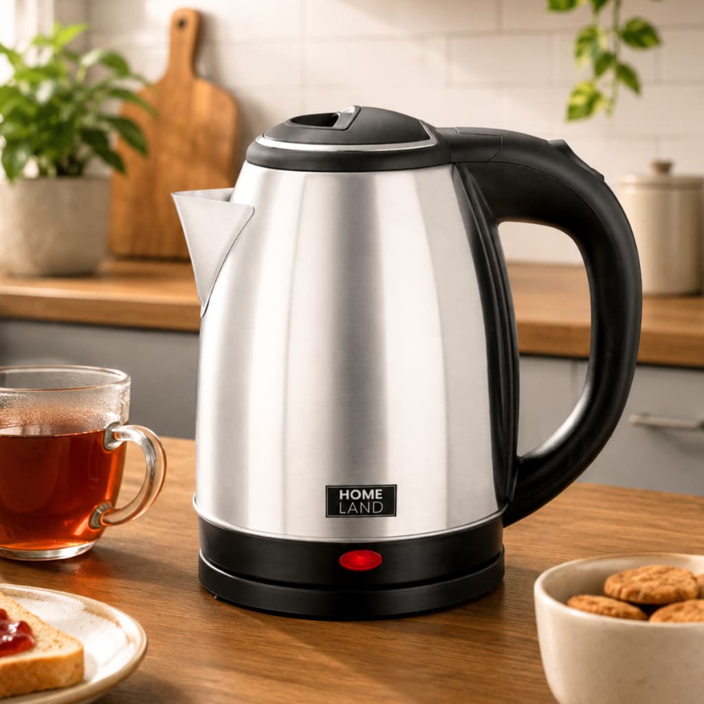 Chaleira Elétrica Inox 2L 1500W Desligamento Automático