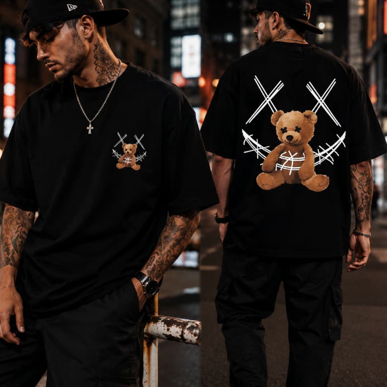 Camiseta Masculina Gola Redonda Manga Curta Casual Premium