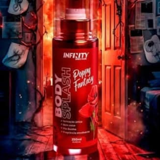 Body Splash Feminino Poppy Fantasy Infinity Looks Hair 250ml kit 2 ou 1 unidade