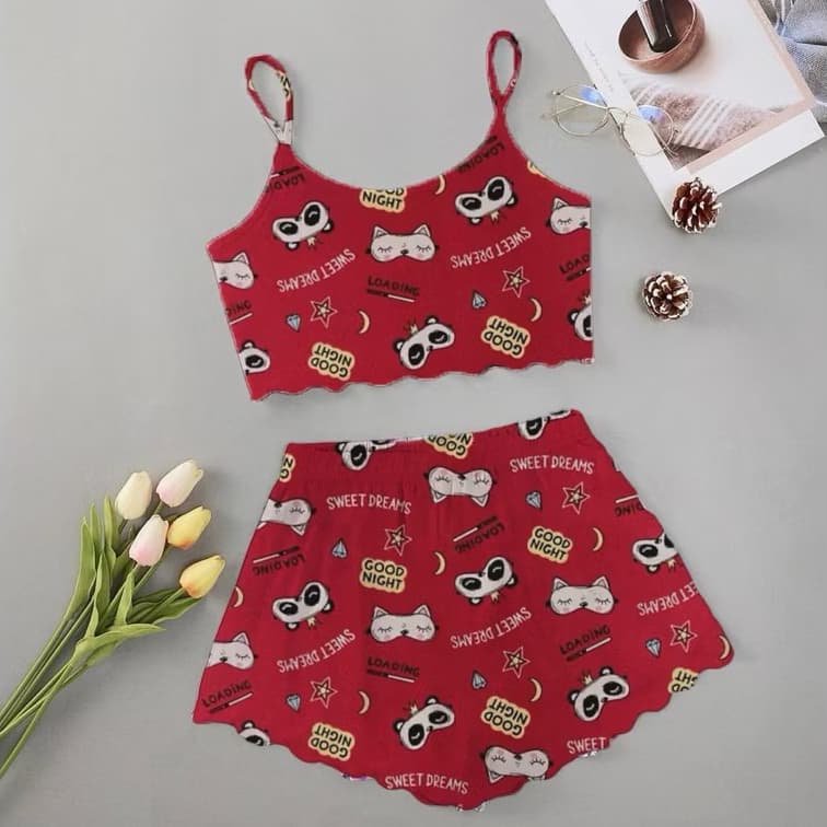 kit 3 baby doll pijama feminino cropped sued - alcinha verão. ENVIAMOS NO MESMO DIA!