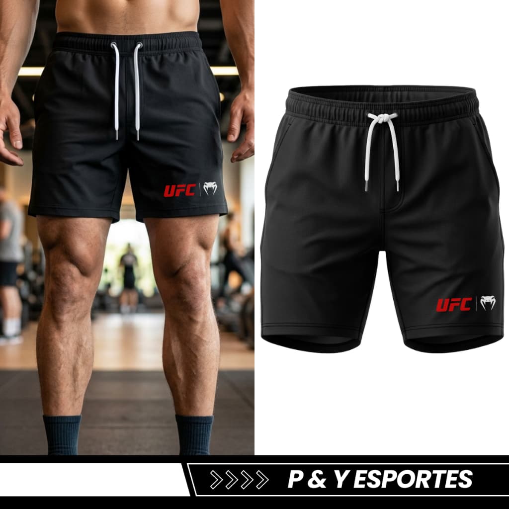 Bermuda Masculina Dry Fit Tactel Premium Shorts Performance Treino Academia