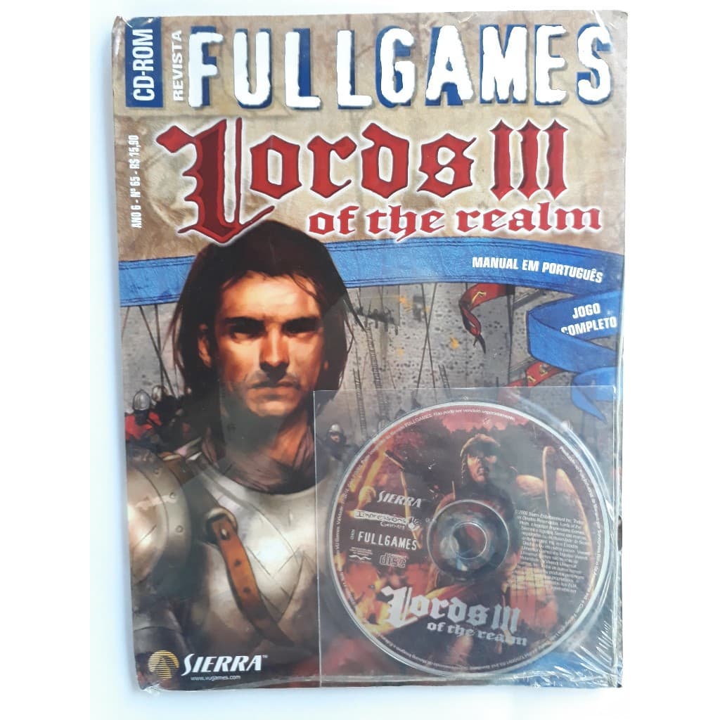 cd de jogo lords lll of the realm - completo full games lacrado 24h